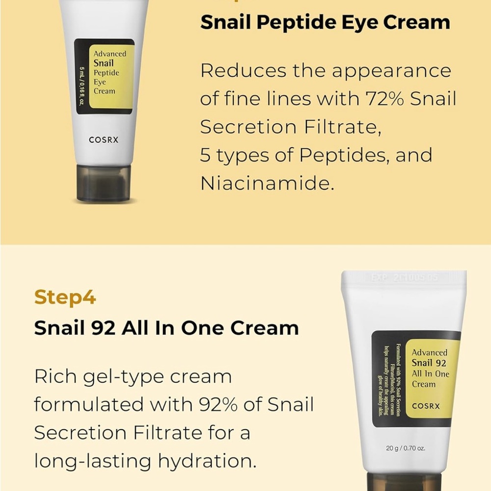 CosRx All About The Snail skin care kit. - Picture 3 of 4